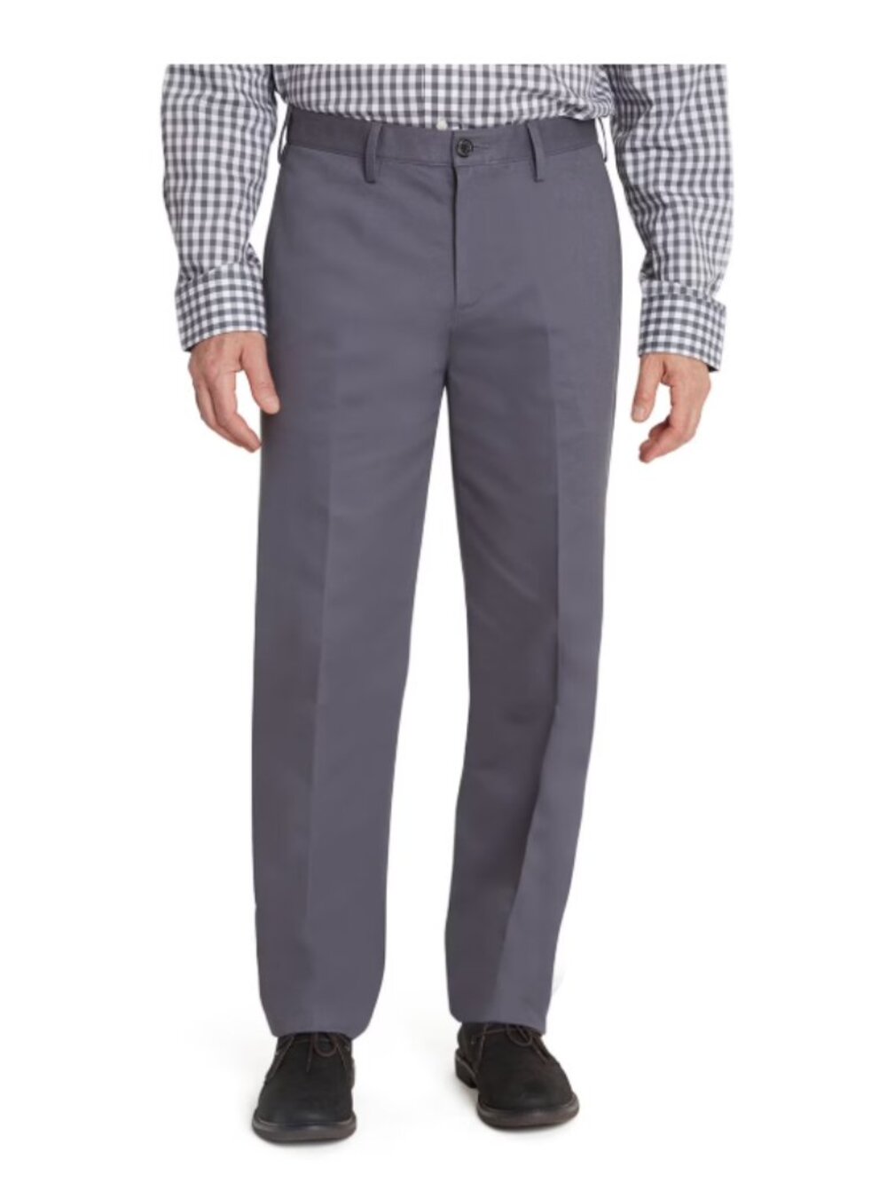 Lands' End Men's Flat Front Wrinkle Resistant Chino Pants